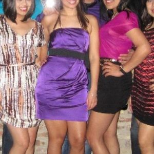 Express Strapless dress